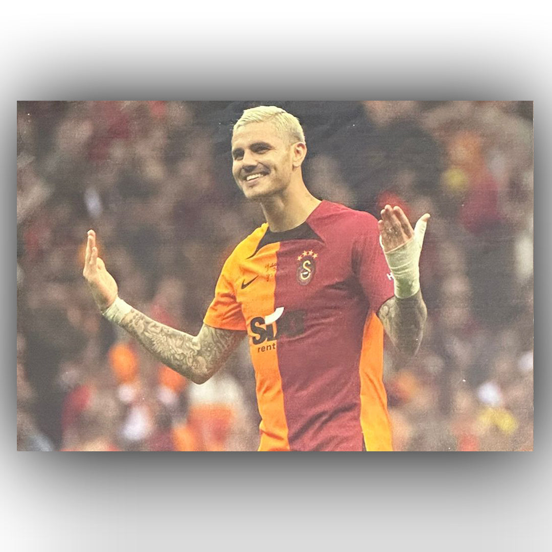 Icardi Retro Ahsap Posteri