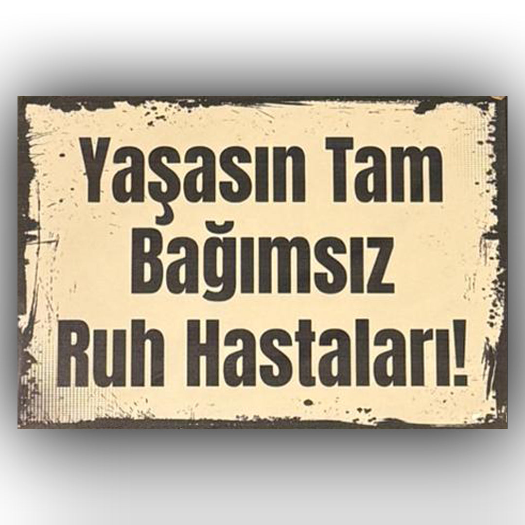 Ferdi Tayfur 3 Retro Ahsap Posteri