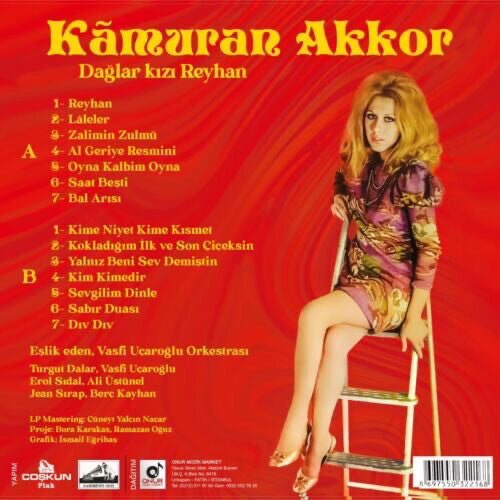 Kamuran Akkor - Dağlar Kızı Reyhan (Plak) LP