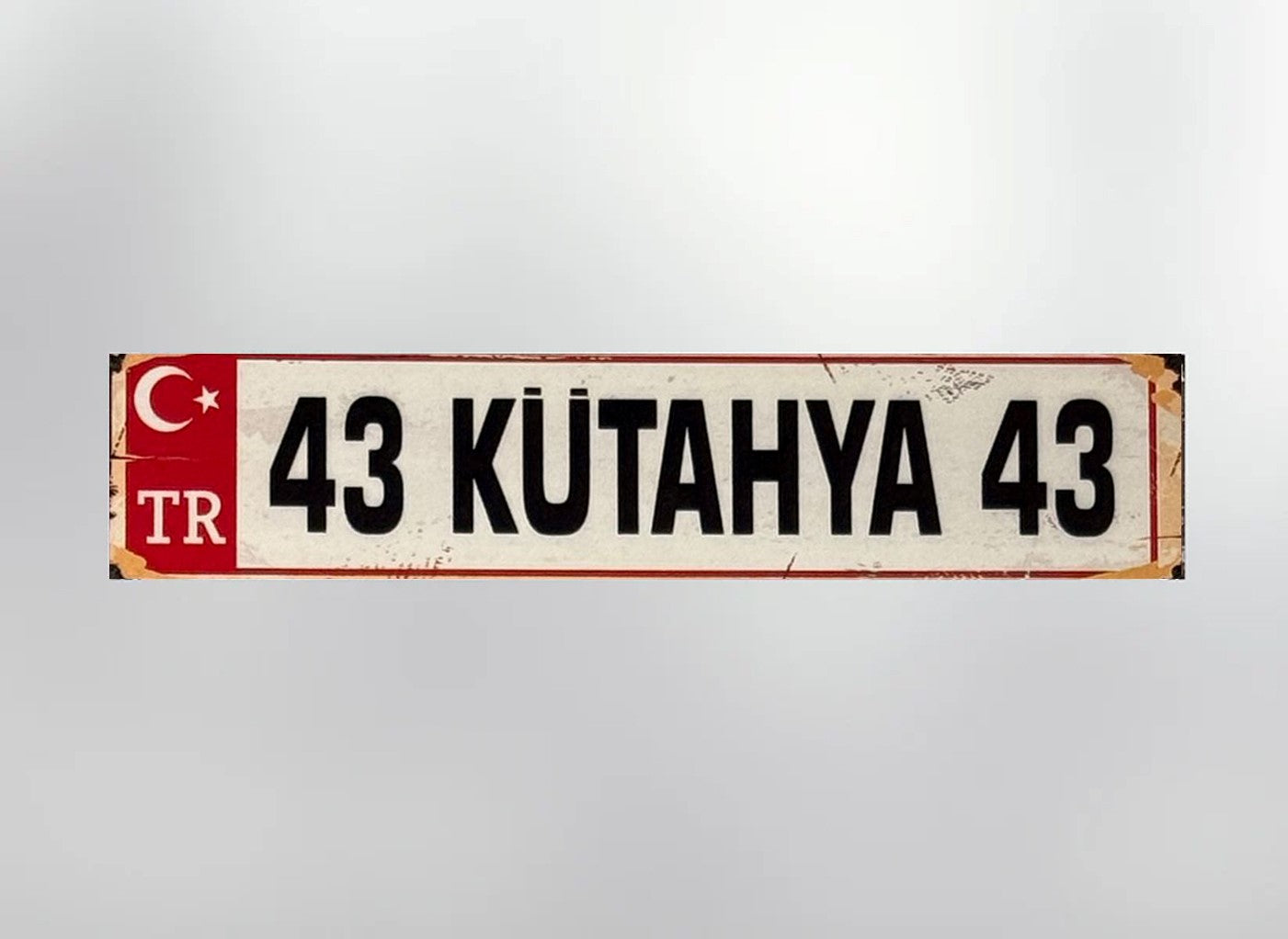 43 Kütahya Plaka / Kennzeichen