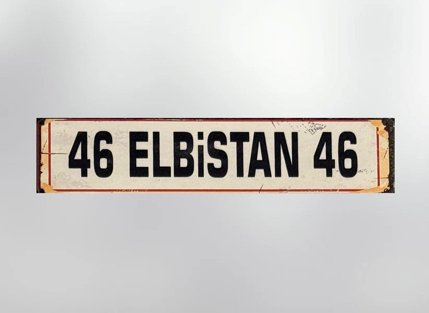 46 Elbistan Plaka / Kennzeichen
