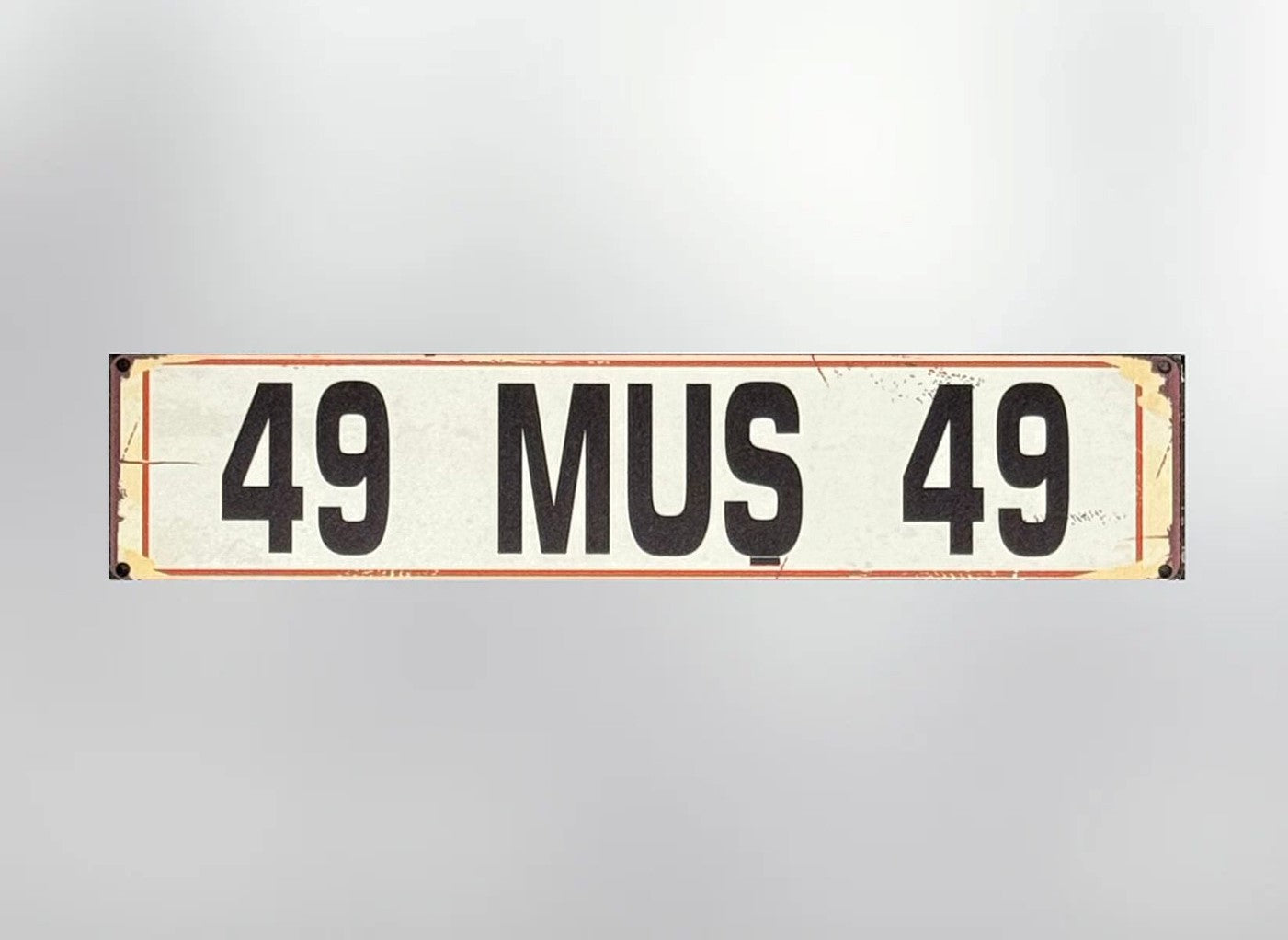 49 Mus Plaka / Kennzeichen