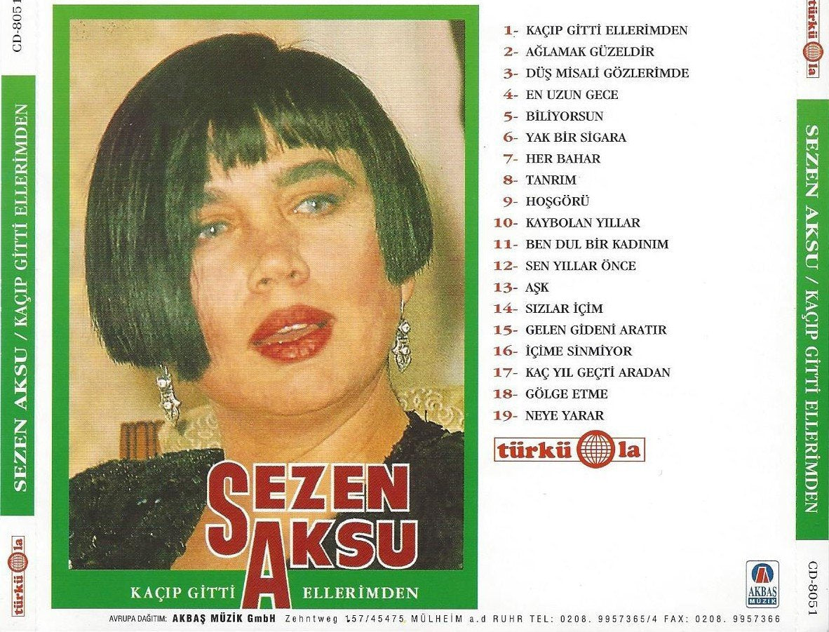 Sezen Aksu - Kacip Gitti Ellerimden (CD) TÜRKÜOLA