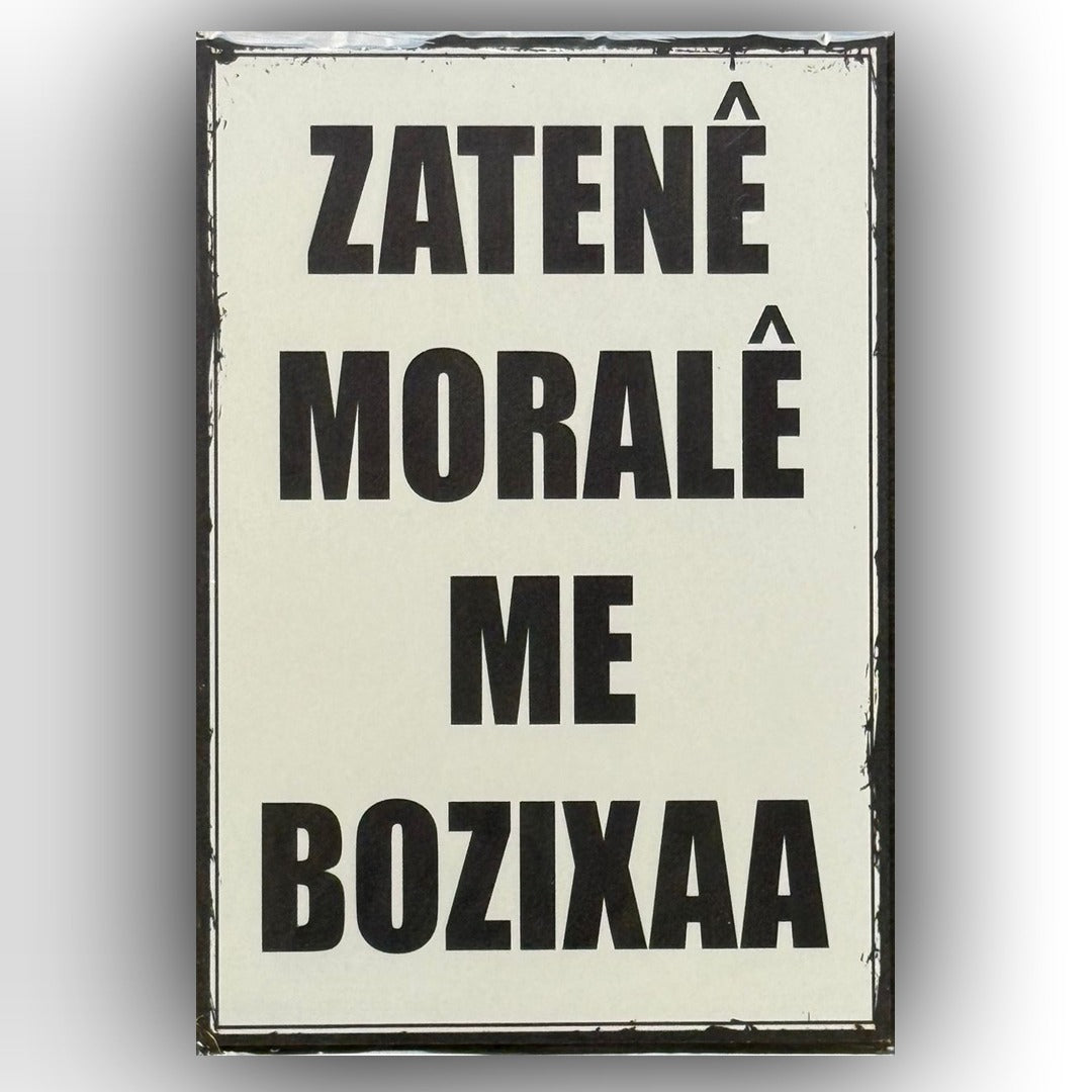 Zatene Morale Ahsap Poster
