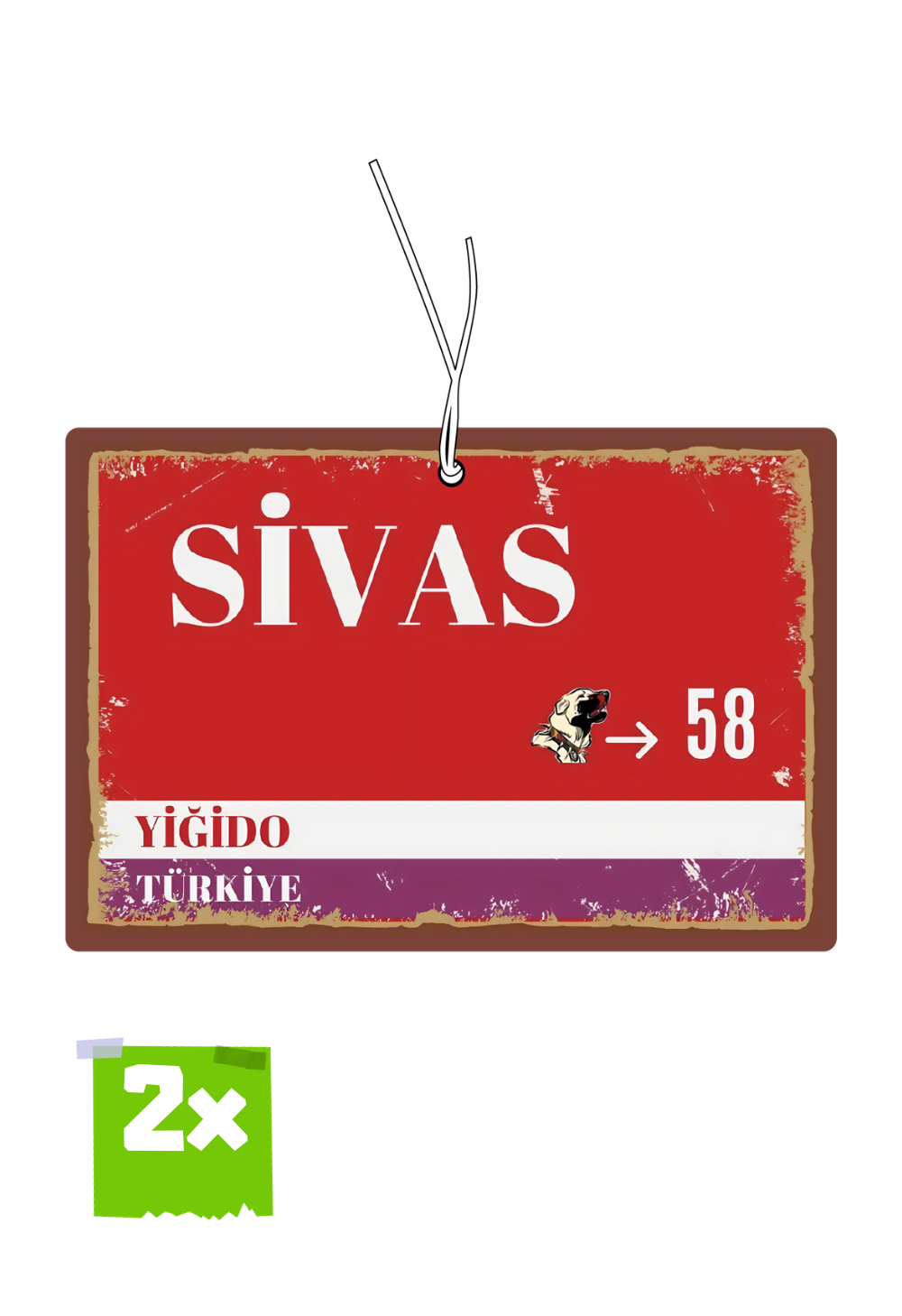 Sivas 58 - Duftbaum / Lufterfrischer 2x