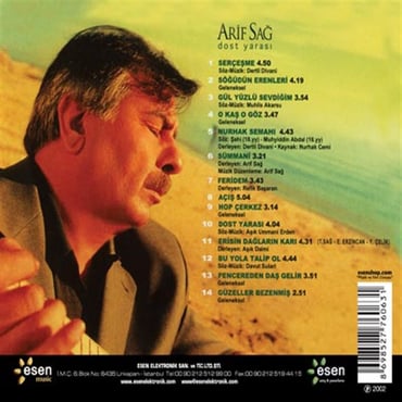 Arif Sağ - Dost Yarası (CD)