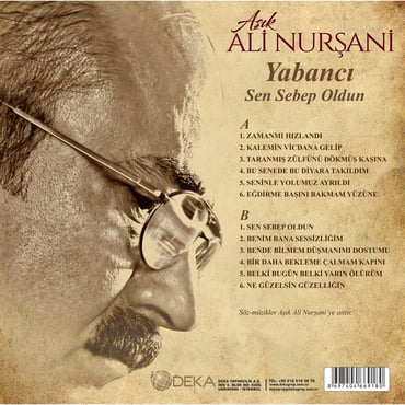 Aşık Ali Nurşani - Sen Sebep Oldun (Plak) LP