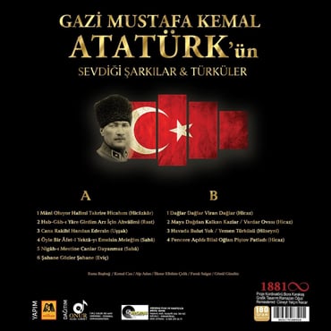 Atatürk'ün Sevdiği Şarkılar & Türküler (Plak) LP