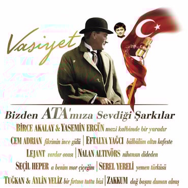 Bizden Ata'mıza Sevdiği Şarkılar - Çeşitli Sanatçı lar (Plak) LP