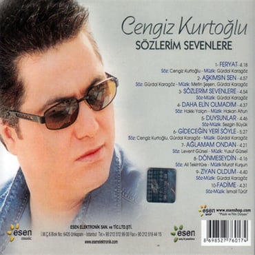 Cengiz Kurtoğlu - Sözlerim Sevenlere (CD)