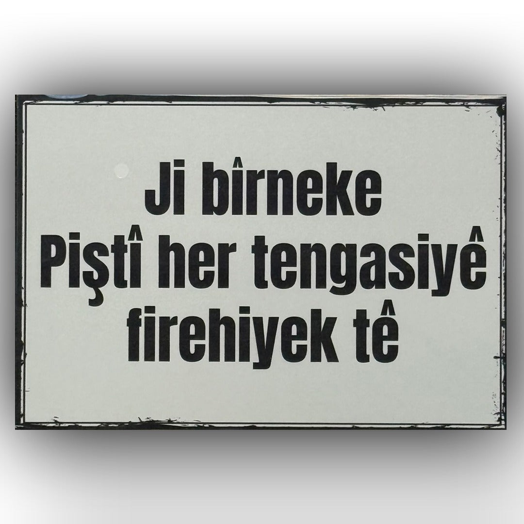 Ji Birneke Ahsap Poster