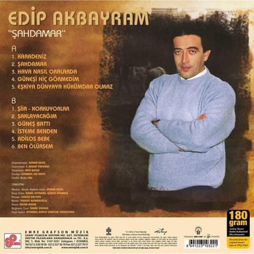Edip Akbayram - Şahdamar (PLAK) LP