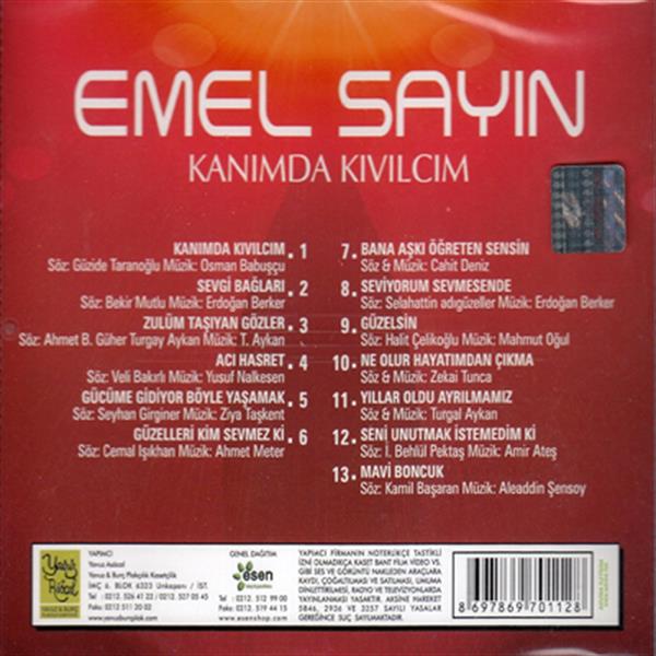 Emel Sayın - Kanımda Kıvılcım (CD)