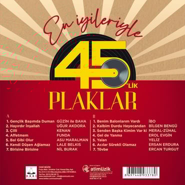 En İyileriyle 45'lik Plaklar (Plak) (rekor)