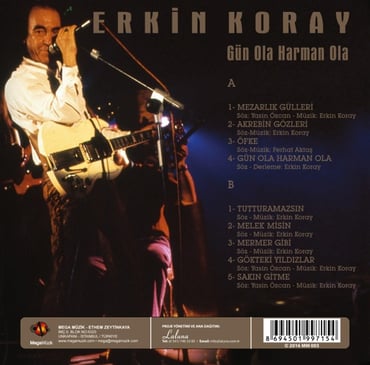 Erkin Koray - Gün Ola Harman Ola Plak ( Schallplatte )