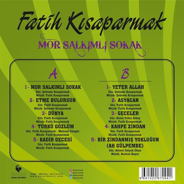 Fatih Kısaparmak - Mor Salkımlı Sokak (Plak) Schallplatte