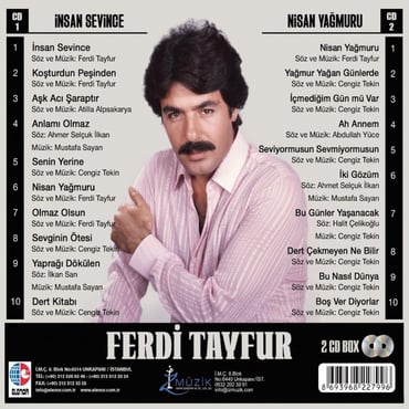 Ferdi Tayfur- İnsan Sevince & Nisan Yağmuru (2CD) Set
