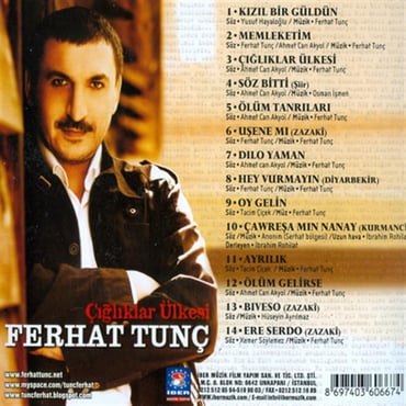 Ferhat Tunç - Çığlıklar Ülkesi (CD)