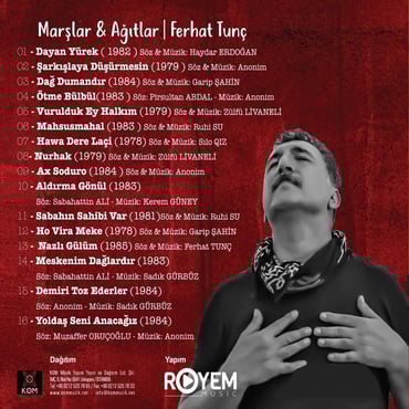 Ferhat Tunç - Marşlar ve Ağıtlar (CD)