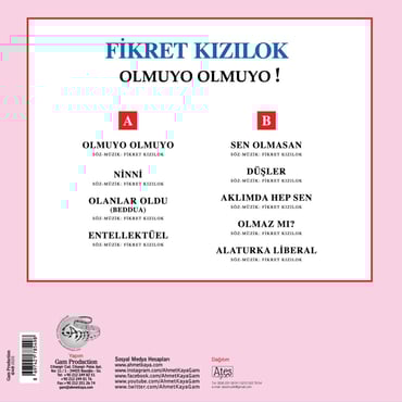 Fikret Kızılok - Olmuyo Olmuyo ! (Plak) Schallplatte