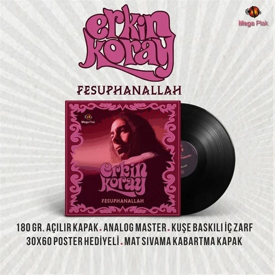 Erkin Koray - Fesuphanallah (Plak) ( Schallplatte )