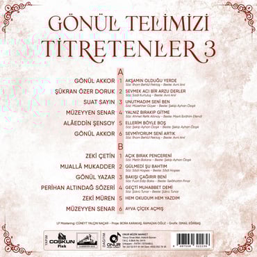 Gönül Telimizi Titretenler 3 - Çeşitli Sanatçılar (Plak) Schallplatte