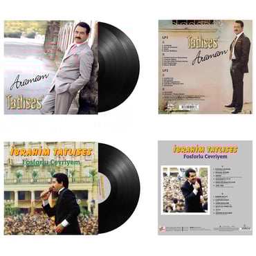 İbrahim Tatlıses - Aramam & Fosforlu Cevriyem (2 Plak Özel Set) 2LPs
