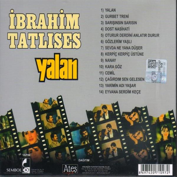 İbrahim Tatlıses - Yalan (CD)