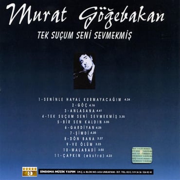 Murat Göğebakan - Tek Suçum Seni Sevmekmiş (CD)