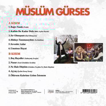 Müslüm Gürses - Bağrı Yanık (Plak) LP