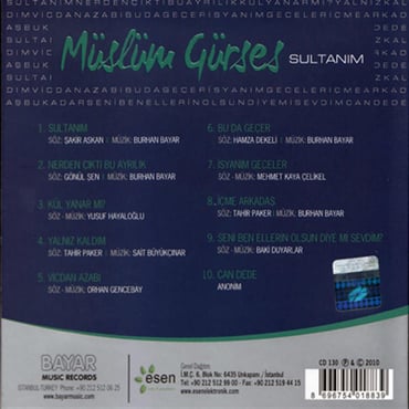 Müslüm Gürses - Sultanım (CD)