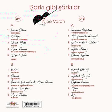 Nino Varon - Şarkı Gibi Şarkılar (2 Plak)