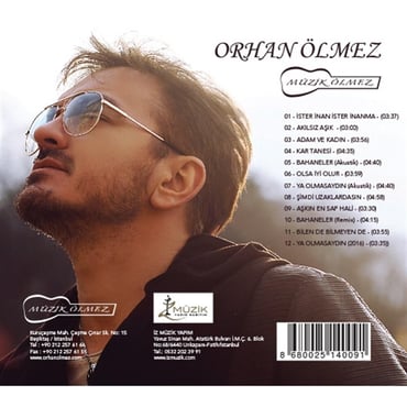 Orhan Ölmez - Adam ve Kadın (CD)