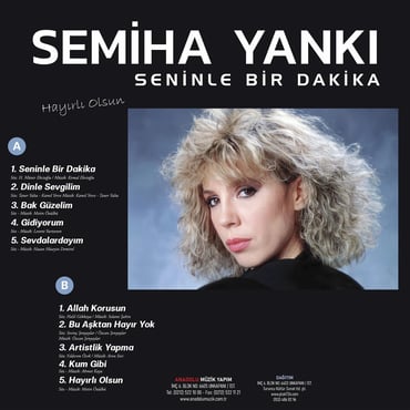 Semiha Yankı - Seninle Bir Dakika (Hayırlı Olsun) Plak LP Schallplatte