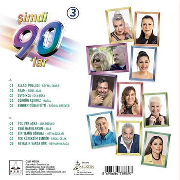 Şimdi 90' lar Vol.3 (Plak) LP