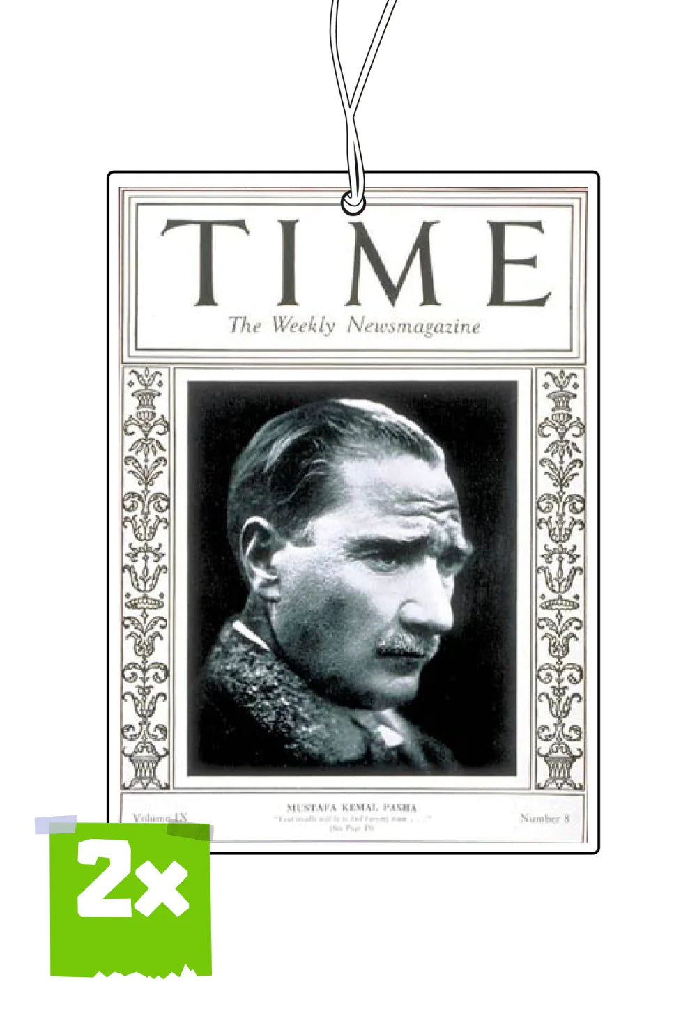 Atatürk Time - Duftbaum / Lufterfrischer 2x – Gala Music Onlineshop