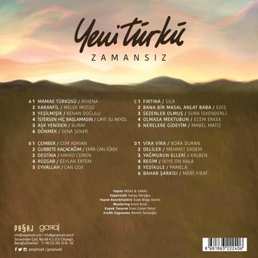 Yeni Türkü - Zamansız (2 Plak) 2LPs