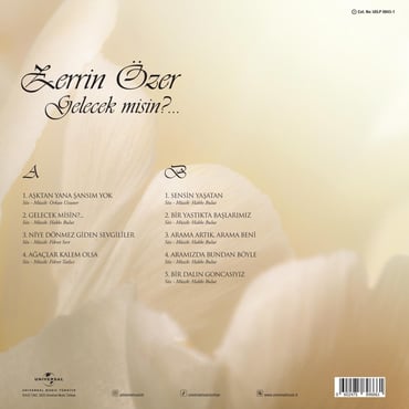 Zerrin Özer - Gelecek Misin (Plak) LP