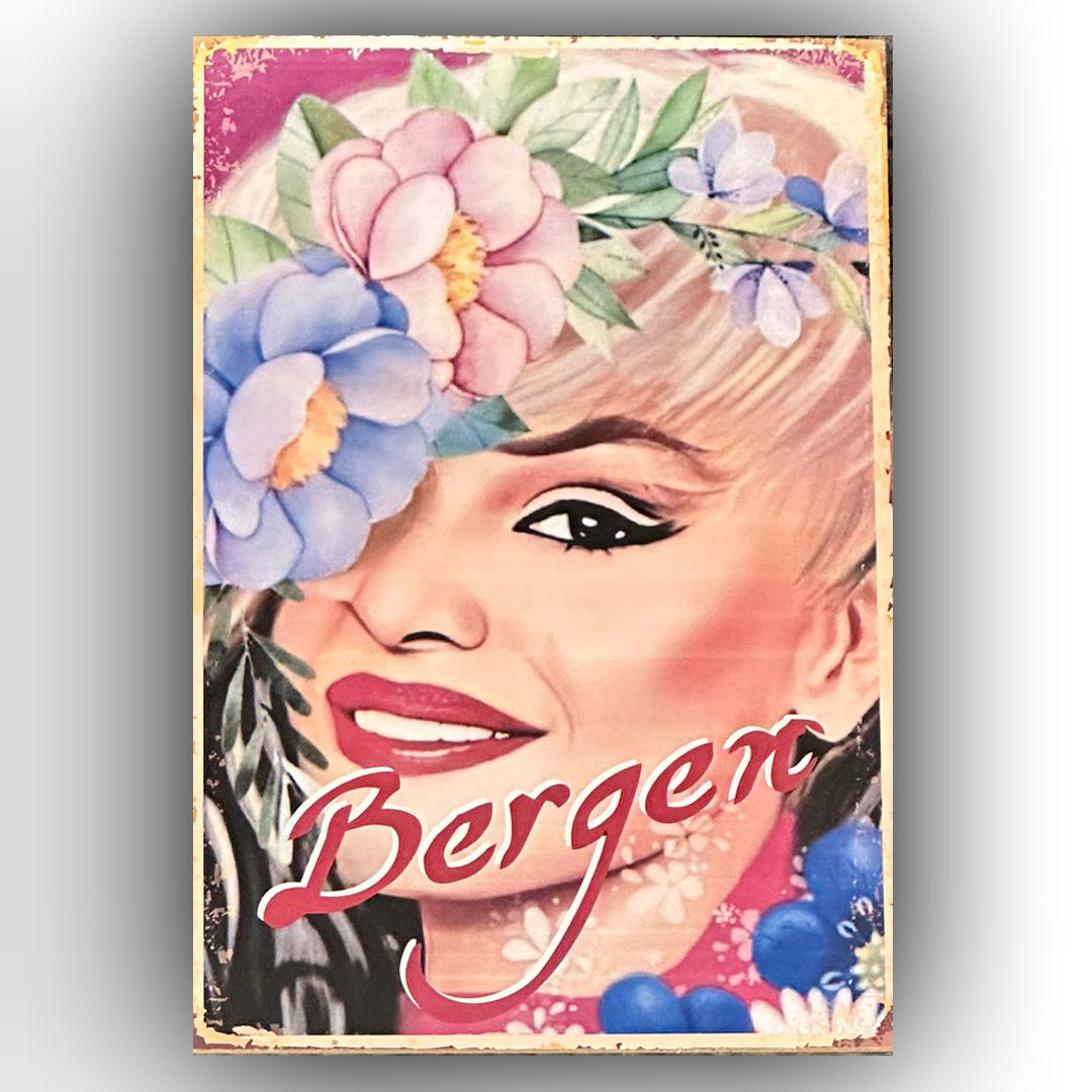 Bergen Tanrısı Retro Ahsap Posteri