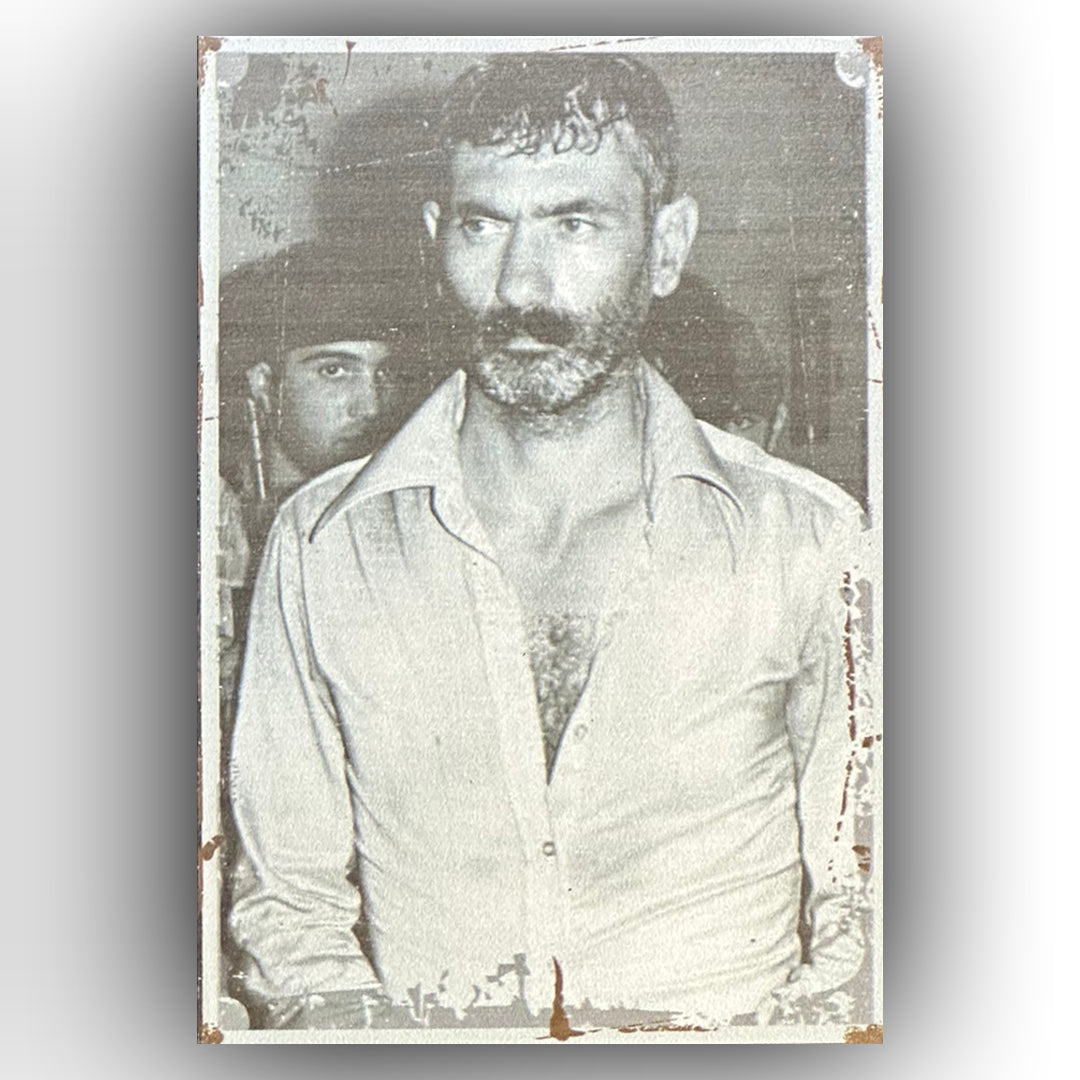 Yılmaz Güney Retro Ahsap Poster