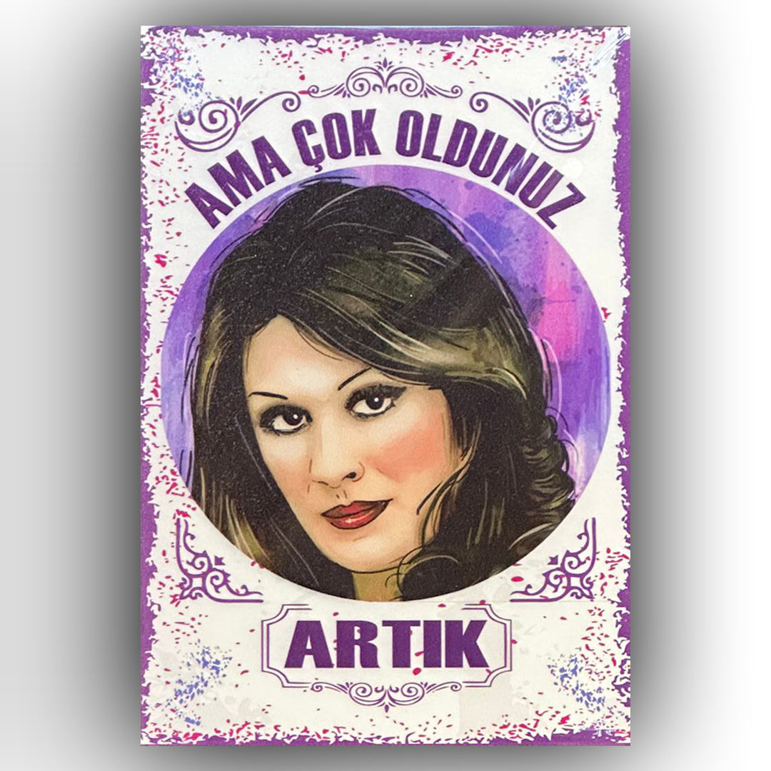 Gülsen Bubikoğlu Retro Ahsap Posteri