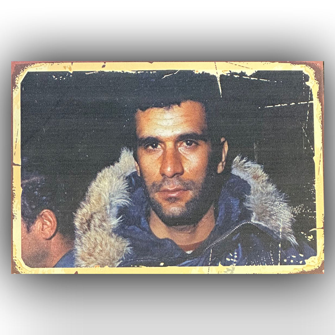 Deniz Gezmiş 2 Retro Ahsap Poster