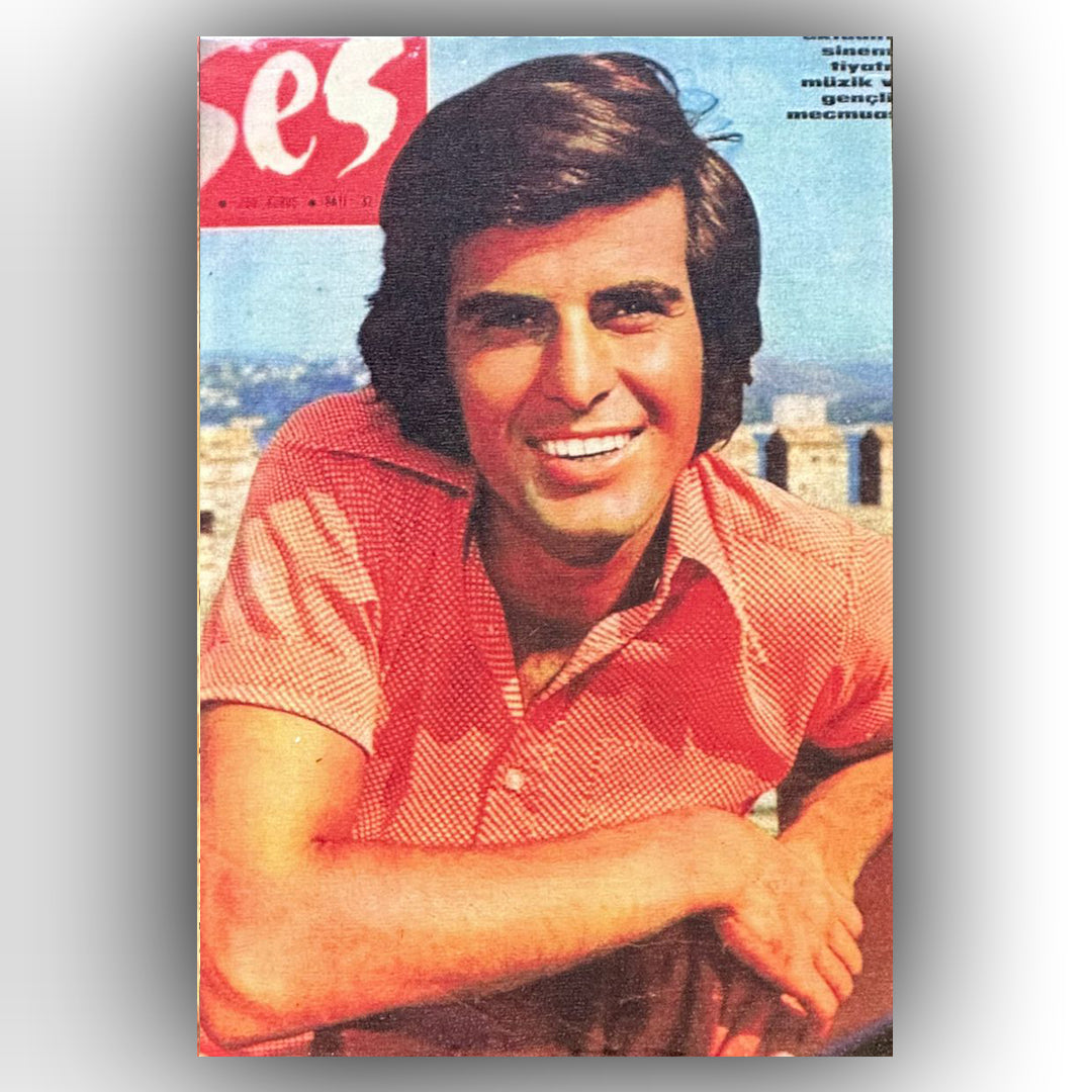 Tarık Akan Ses Retro Ahsap Posteri