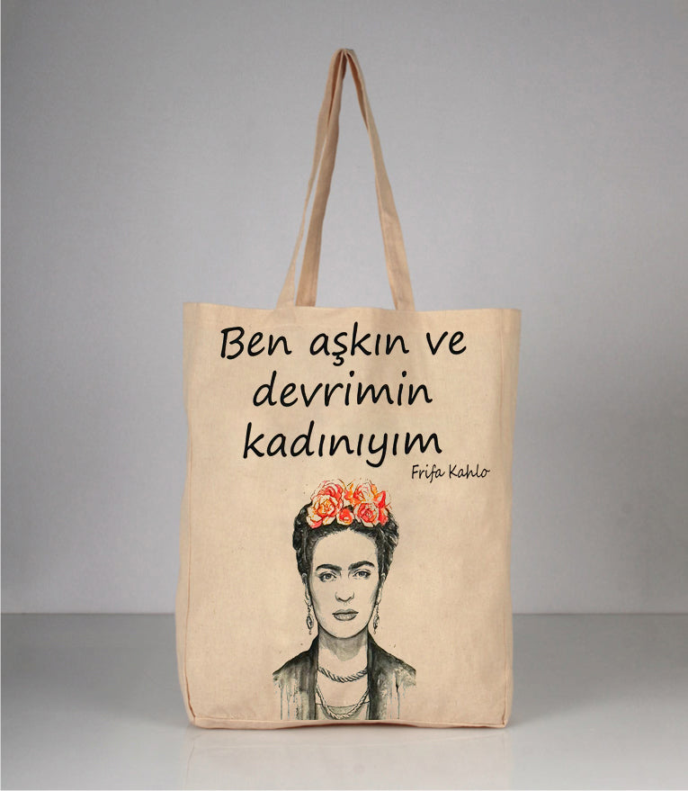 Frida Kahlo Devrimin Kadını Bez Canta
