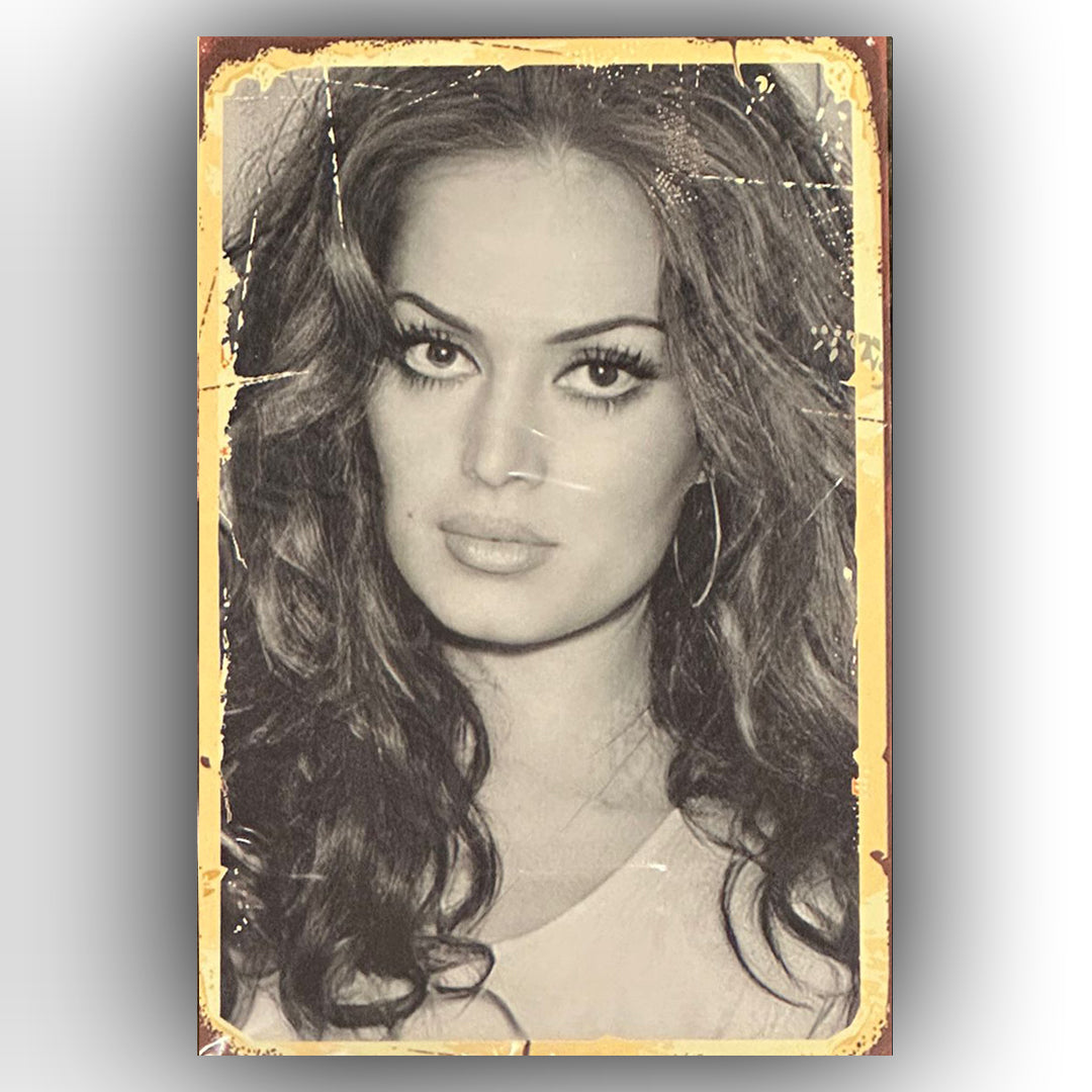 Türkan Şoray Yeşilçam Retro Ahsap Posteri