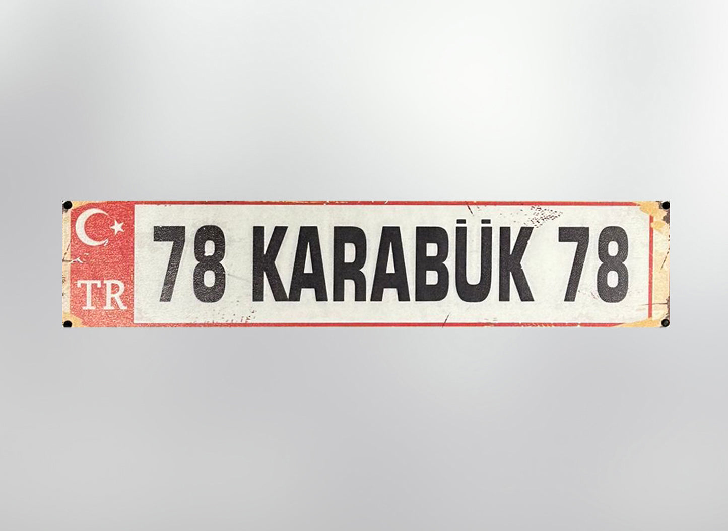 78 Karabük Plaka / Kennzeichen