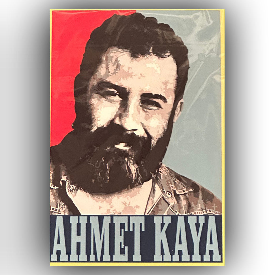 Ahmet Kaya Beni Bul Retro Ahsap Posteri