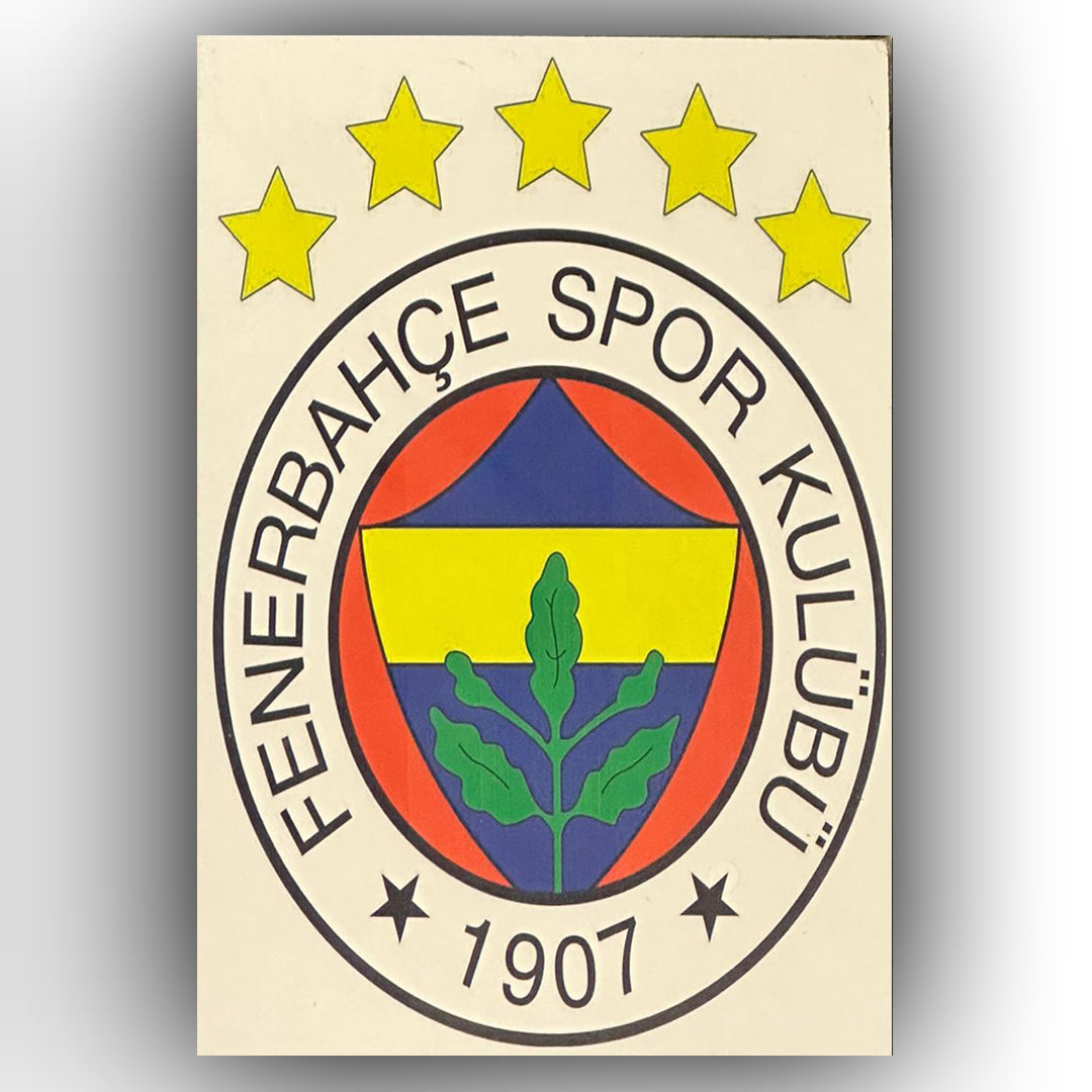 Fenerbahce Retro Ahsap Poster