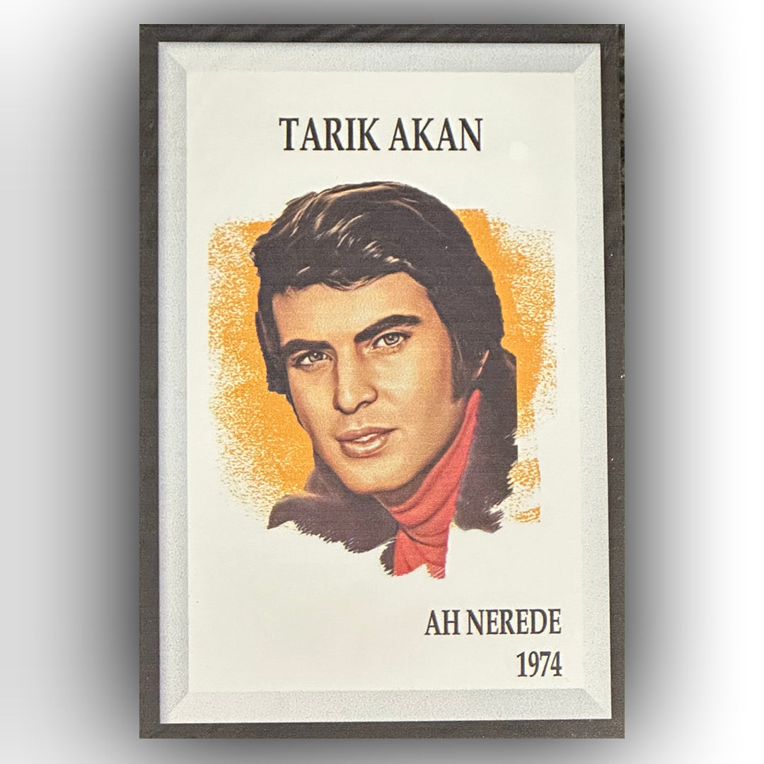 Tarik Akan Ah Nerede Retro Ahsap Poster