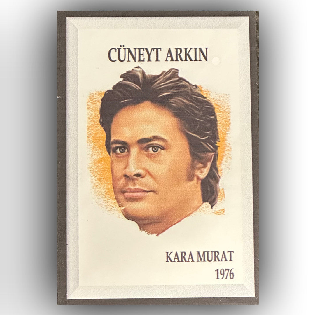 Cüneyt Arkın Retro Ahsap Poster